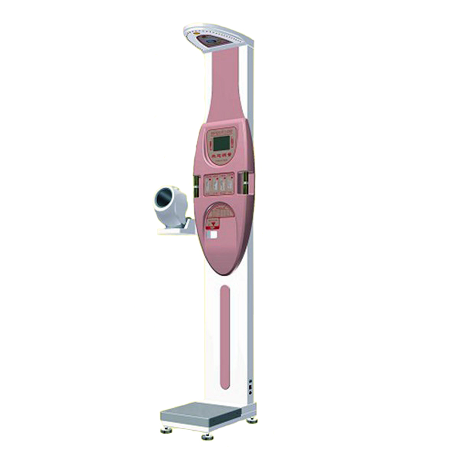HLZ-14超声波智能人体秤/电子身高体重测量仪 血压打印(图1)