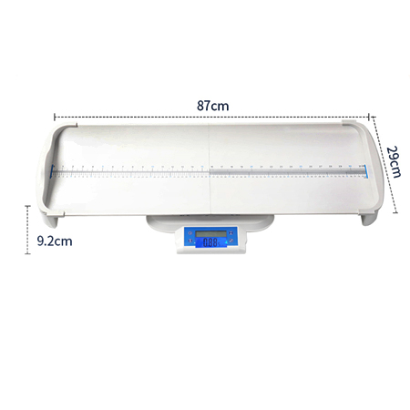 HLZ-121婴儿测高测重电子秤|母婴身高体重测量仪|脚长测量器|体重台称(图1)