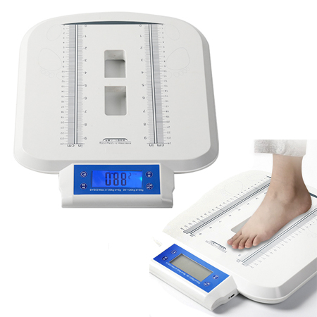 HLZ-121婴儿测高测重电子秤|母婴身高体重测量仪|脚长测量器|体重台称(图2)